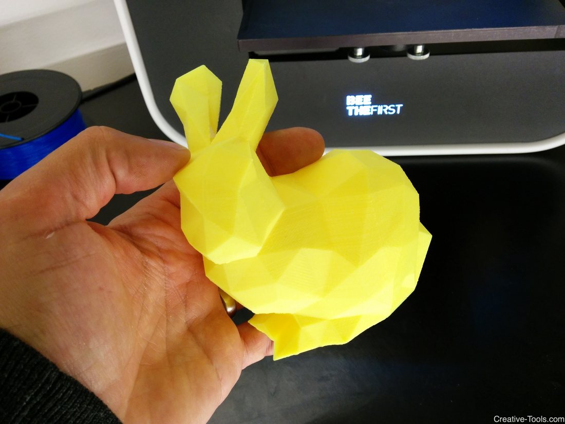 Stanford Bunny low poly impreso en 3D