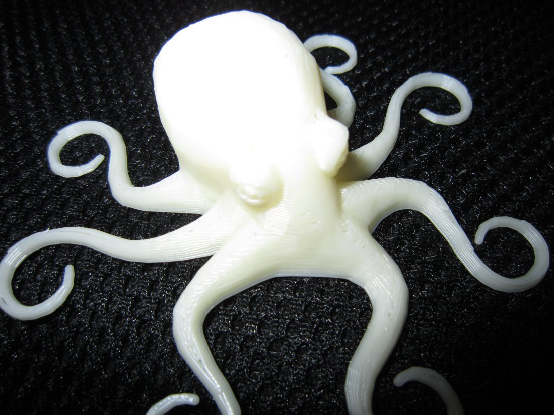 Pulpo impreso en 3D
